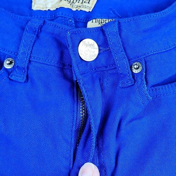 🔥Hybrid Royal Blue High Waist Super Stretch Skinny Pants Small - Picture 5 of 11